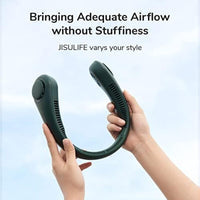 Portable Hanging Neck Fan with Rechargeable Battery and USB Charging