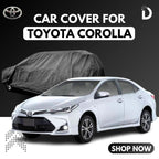 Toyota Corolla Altis Double Coated Car TOP COVER 100% Water & Dust Proof Scratchless Parking cover Multi color