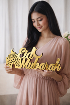 Premium Acrylic Eid Mubarak Table Sign