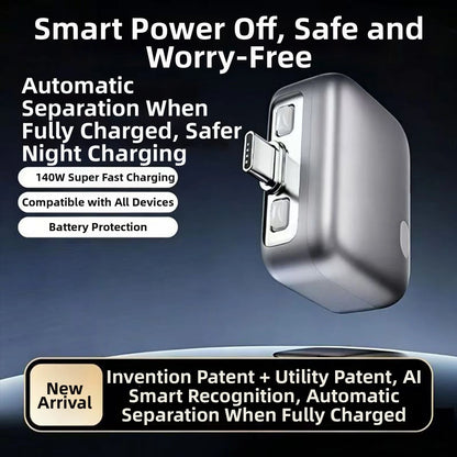 Auto Retract Charger | Fast Charging & Auto Eject Cable