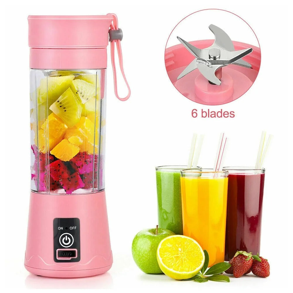 Mini Portable Juicer Blender USB Rechargeable 380ml