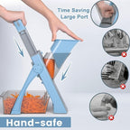 5 IN 1 Vegetable Cutter - Versatile Kitchen Tool for Slicing, Dicing, Chopping, and Julienne